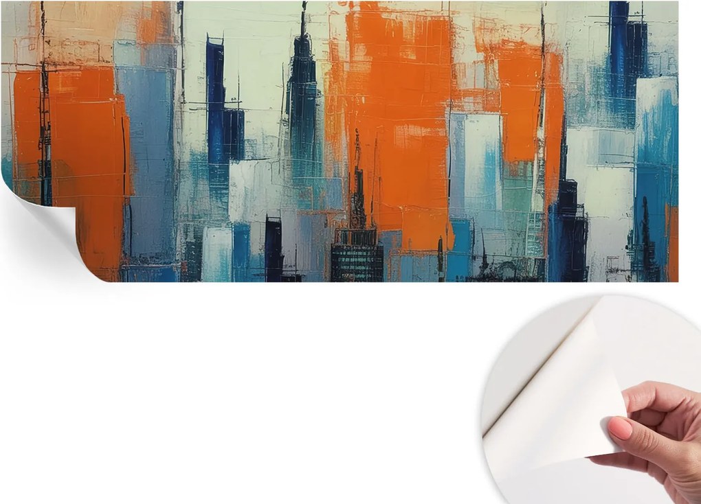 Fotótapéta Öntapadós Design Divatos Város absztrakt 250x104 cm