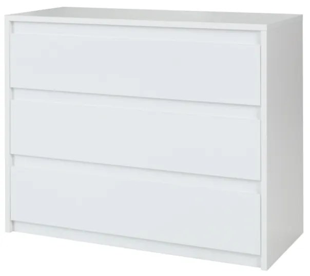 TANIA komód, 110x87x46, fehér
