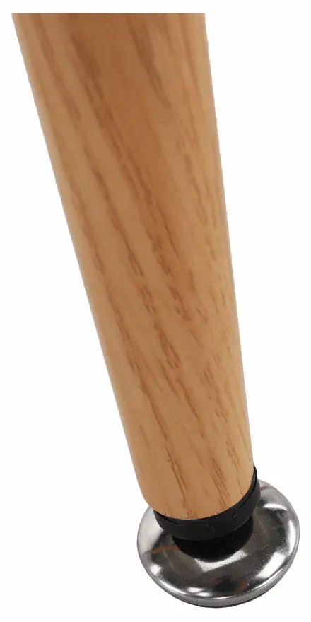 Bárasztal, fekete/tölgy, átmérő 60 cm, IMAM