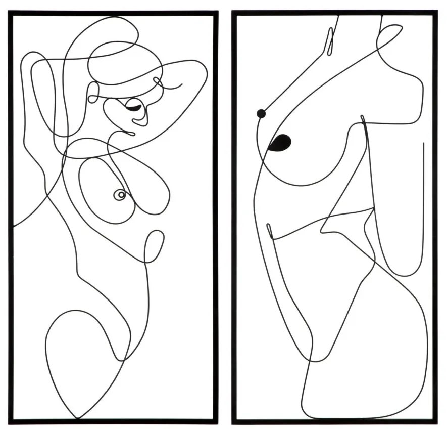 Vas fali paneltest egyszerűen készlet 2db 50x1x100cm
