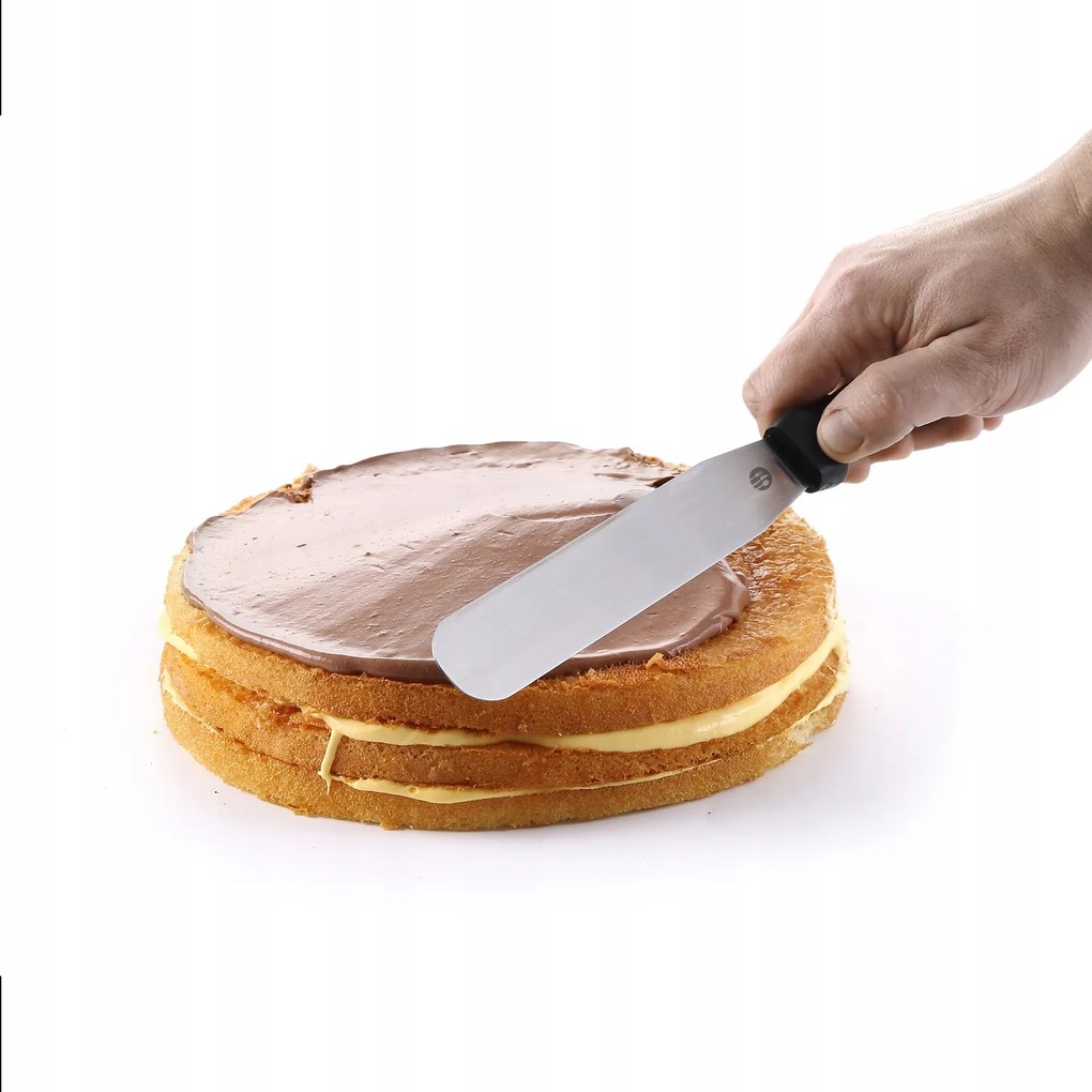Keskeny Cukrász Spatula Krémes Torta Massza Acél Spatula 250MM