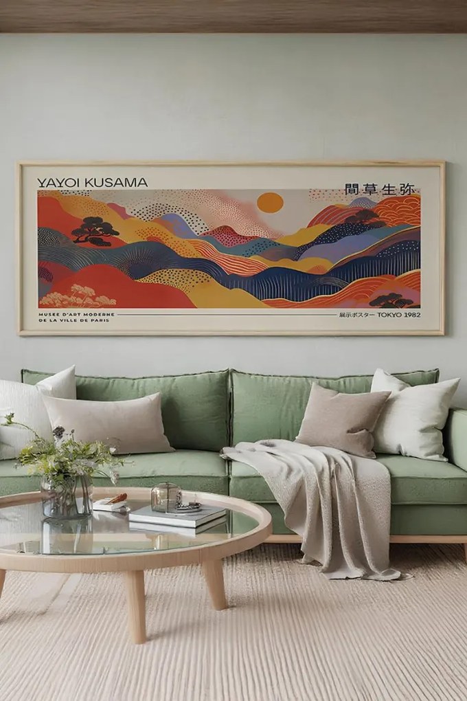 Artsmdfyty22-50120 keretezett MDF falikép, 50 x 120 cm
