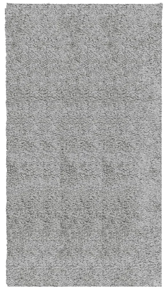 PAMPLONA szürke magas szálú bolyhos modern szőnyeg 60 x 110 cm
