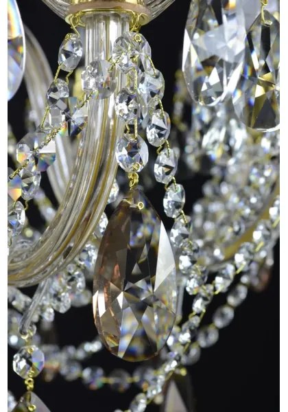 Wranovsky JWZ121102100 - Kristály csillár láncon ZENITH 10xE14/40W/230V