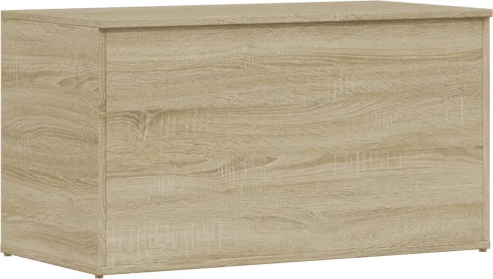 vidaXL sonoma tölgy színű szerelt fa tárolóláda 84 x 42 x 46 cm