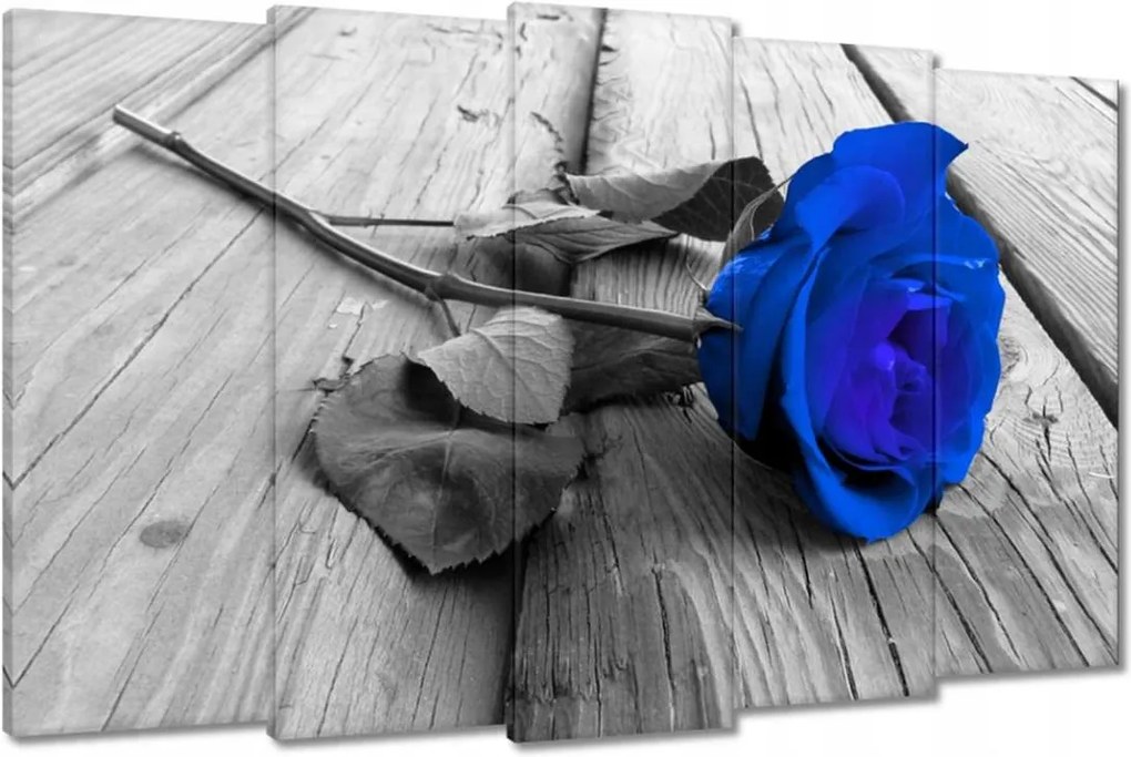 Vászonkép 150x95 Kék rózsa Ajándék