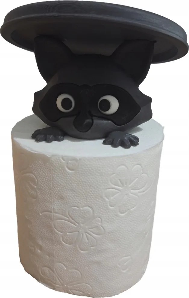 Vicces WC-papír tartó mosómedve WC-tartó Fürdőszoba Dekoráció