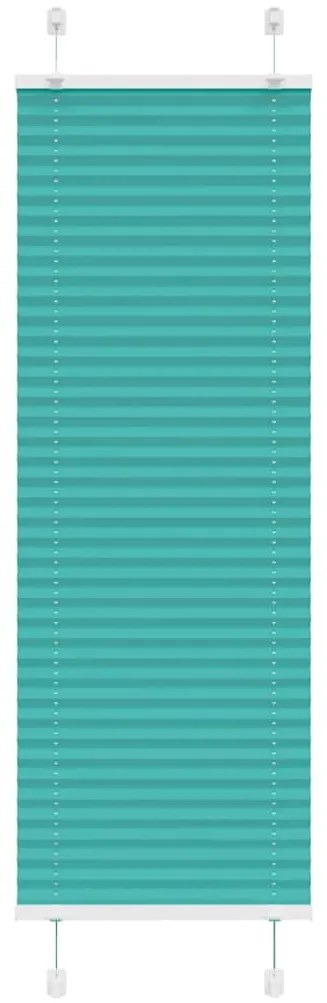 pliszírozott redőny Benzinzöld 40x100 cm szövetszélesség