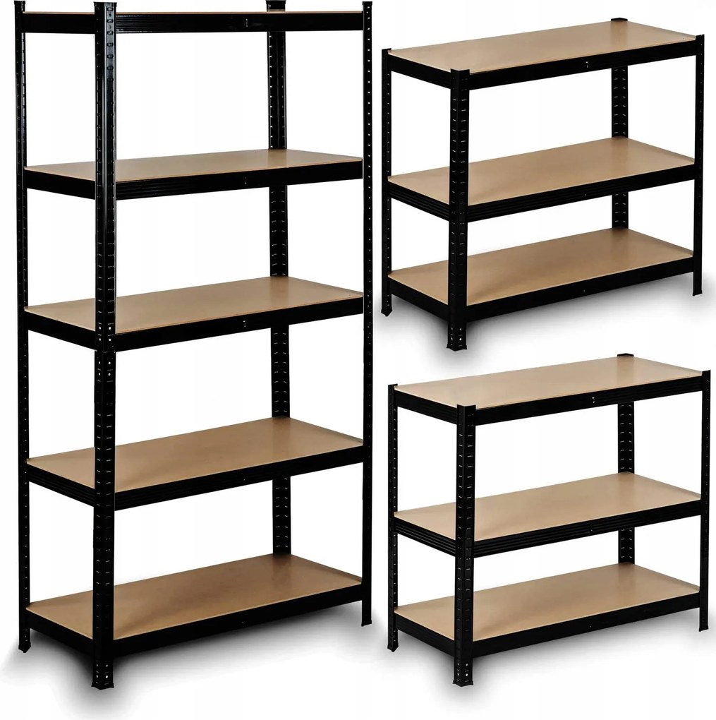 Tárolószekrény Fém 150x75x30cm 750kg 2in1