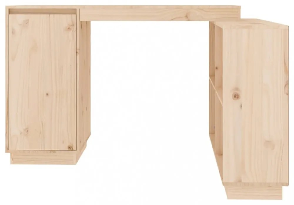 tömör fenyőfa íróasztal 110 x 50 x 75 cm