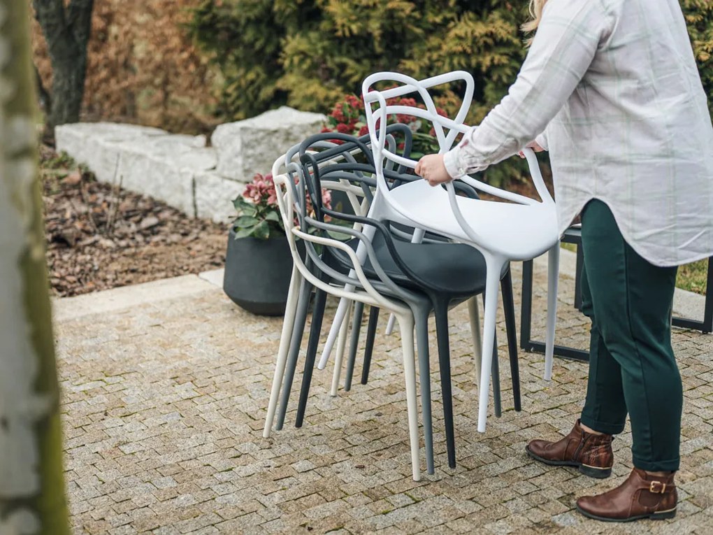 Zsályazöld műanyag szék KATO