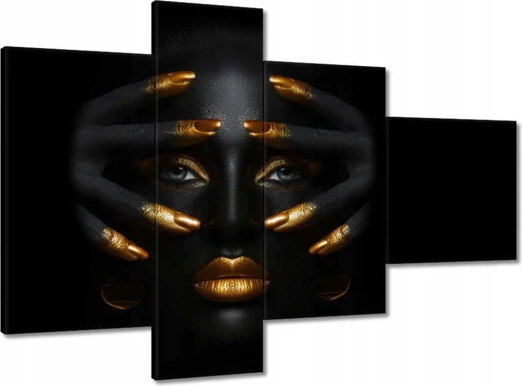 Vászonkép 100x70 Arany tekintet