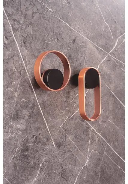 Fogas Viefe ORBIT 75mm, fém, fekete + csiszolt arany EI