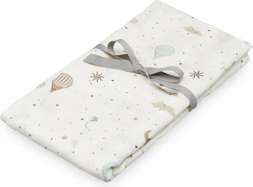 Elefántcsont színű bio pamut pelenka 120x120 cm Dreamland – Cam Cam Copenhagen