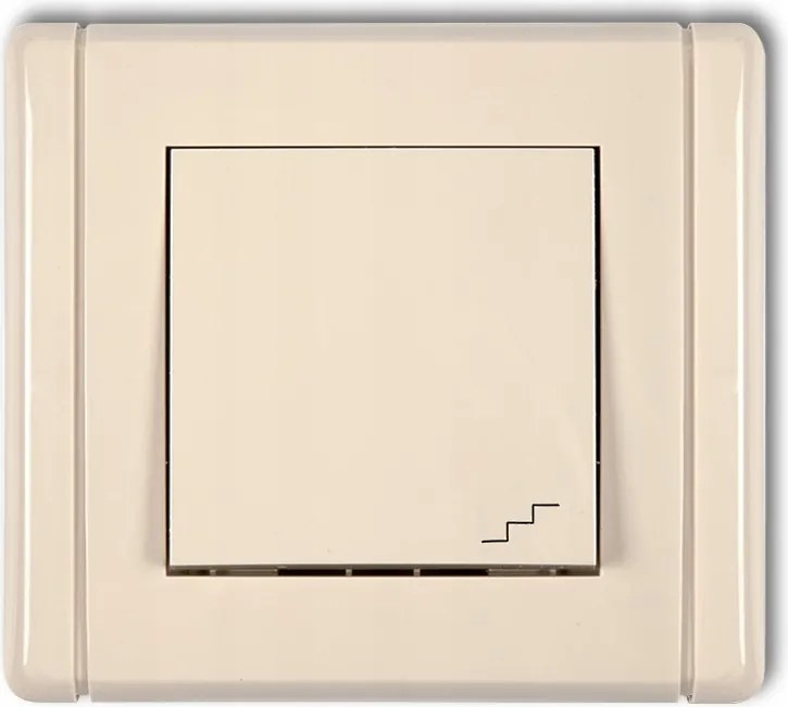 Süllyesztett lépcsőkapcsoló Karlik bézs árnyalatok 1FWP-3