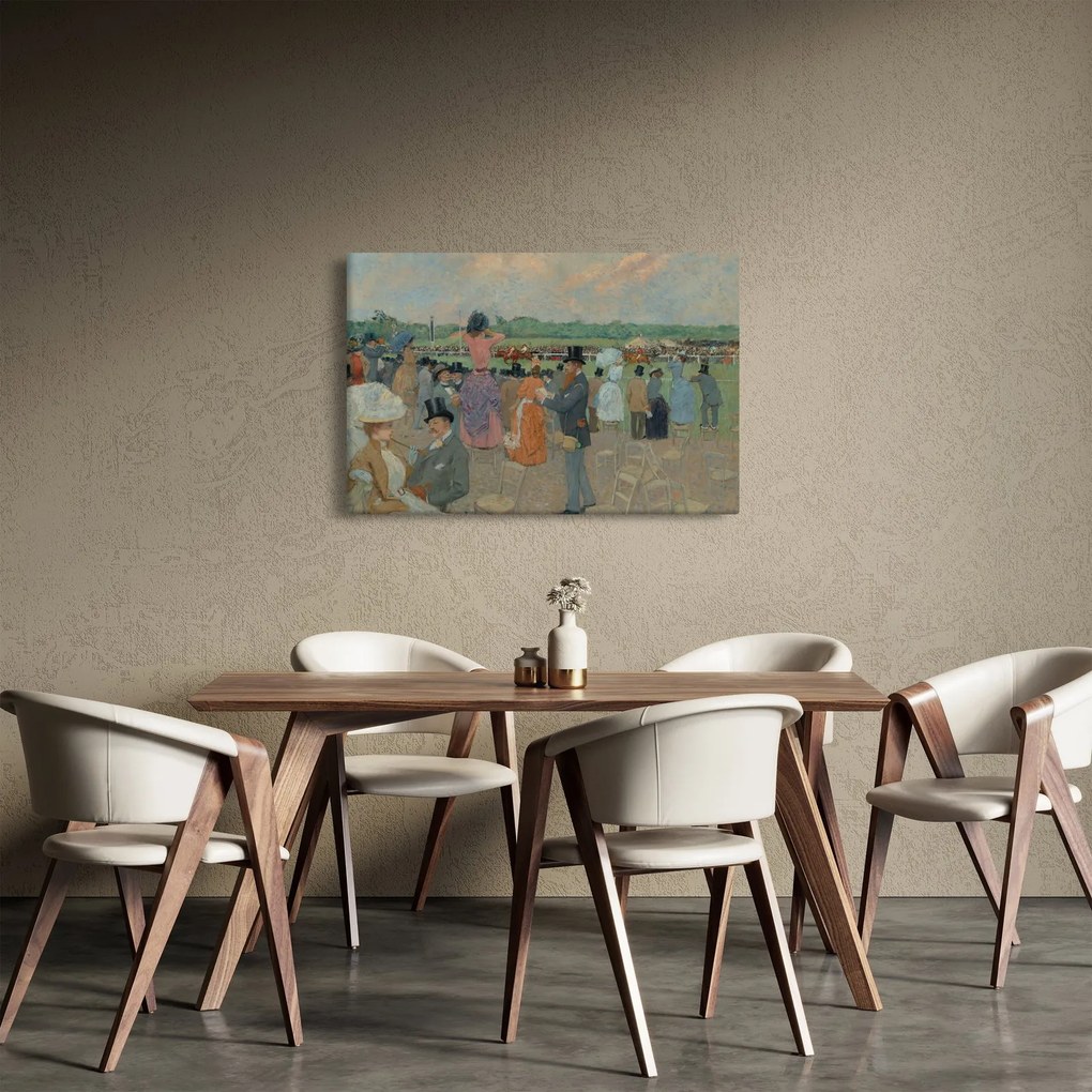 Kép - Jean-Louis Forain, The Races at Longchamp, reprodukciók (90x60 cm)