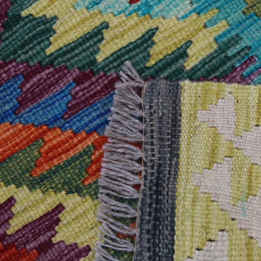 Kilim szőnyeg Chobi 144x97 kézi szövésű afgán gyapjú kilim