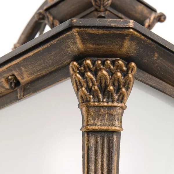 Orion - AIKO kültéri fali lámpa 1xE27/60W/230V IP23 bronz/patina