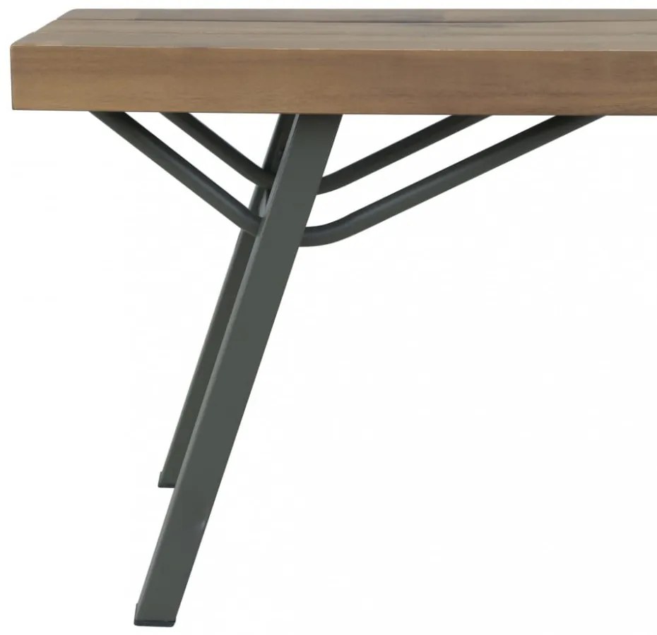 tömör akácfa kerti pad 120 cm