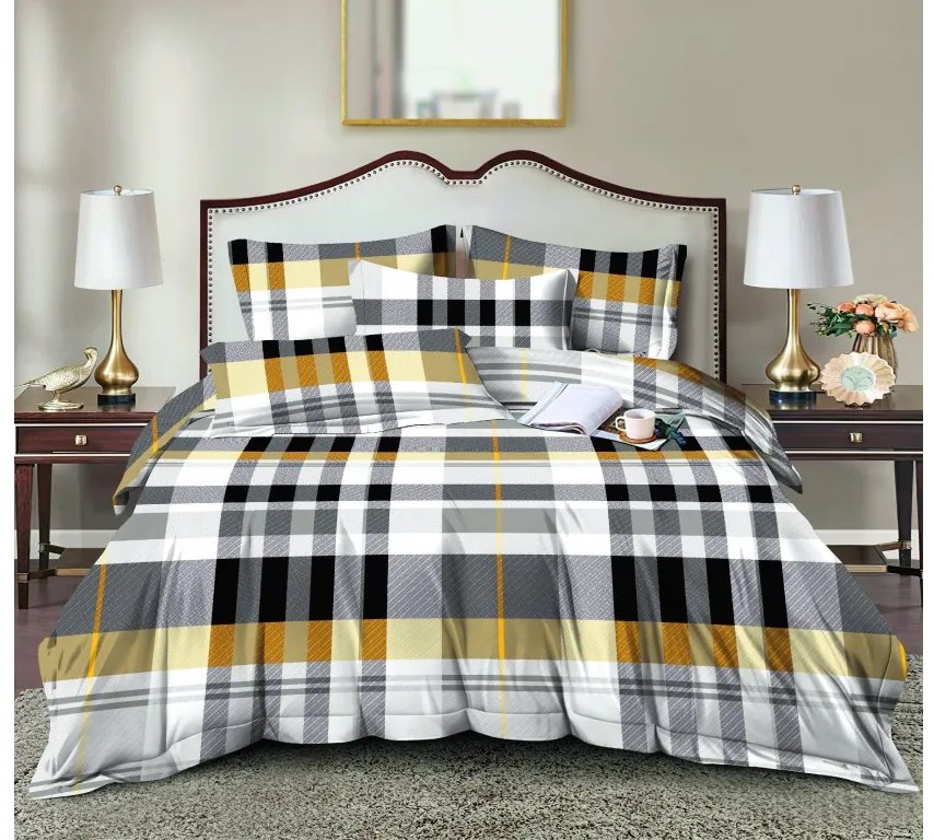 Mikroszálas ágyneműhuzat GREY LINE szürke Ágyneműhuzat mérete: 70 x 90 cm | 140 x 200 cm