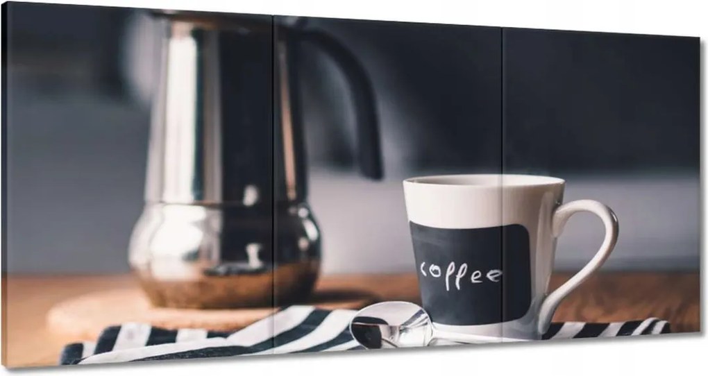 Vászonkép 180x90 Kávé a reggelben