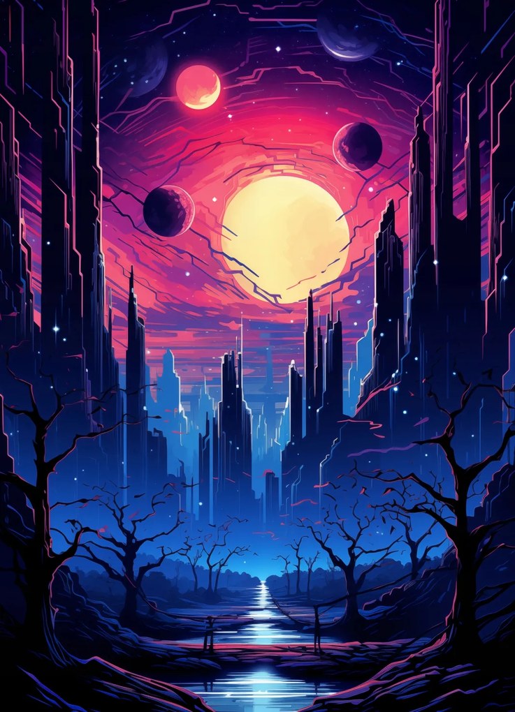 Poszter 13x18cm Csillagváros