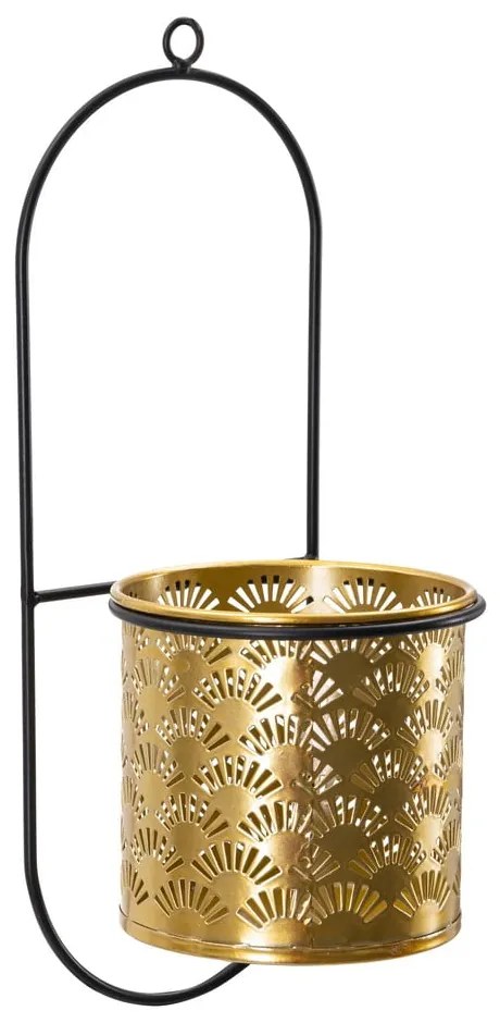 Fém fali függő virágcserép tartó ø 14 cm (magasság 37 cm) Hong – Mauro Ferretti
