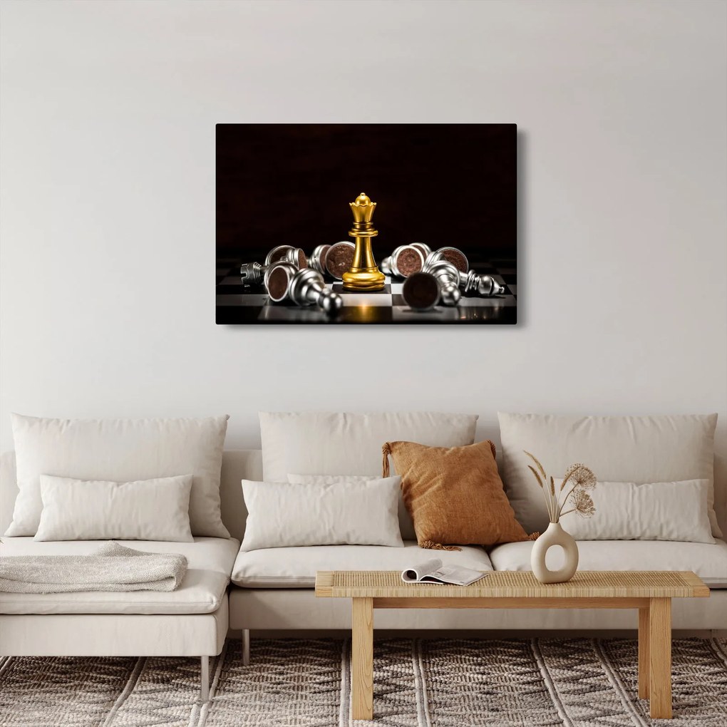 Kép - Sakkfigurák (90x60 cm)