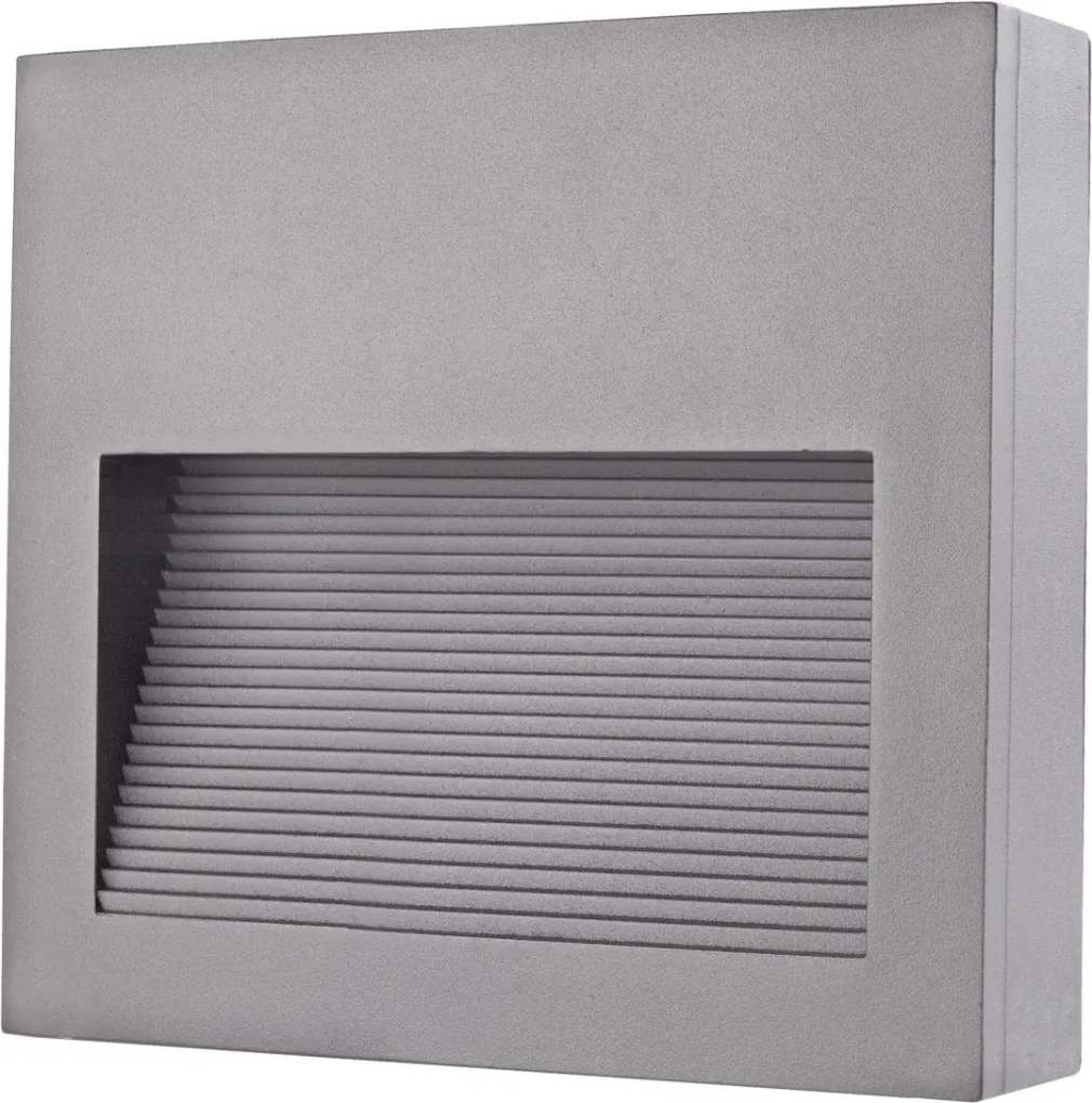 NOVOLUX 289C-L0110B-03 SLIM Modern Kültéri Fali Lámpa Szürke LED IP65