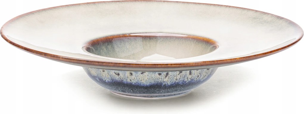 Mélytányér Tészta Leveskrém Nagy Kerek 28 cm Kerámia Earth