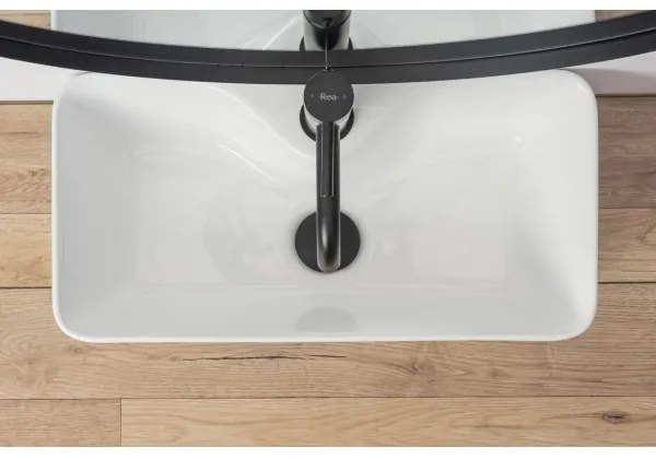 REA-U0699 - mosdó munkalapra MERY 25x50,5 cm kerámia/fényes fehér