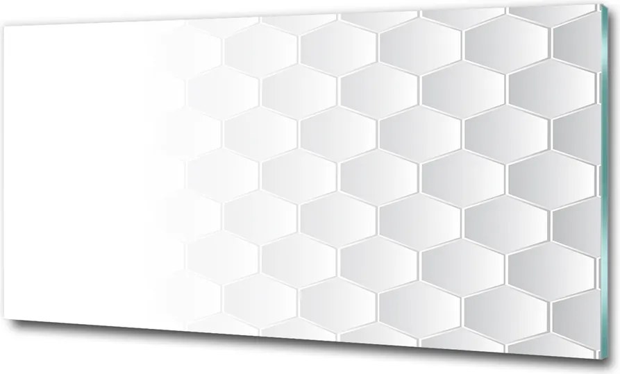 Fotótapéta üveg falra Hatszögletű háttér 125x50