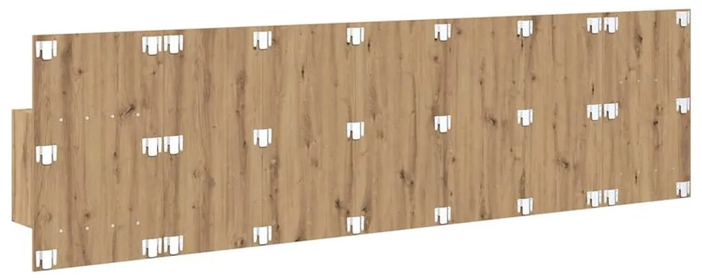 Fejtámla Szekrénnyel fiókkal 3 pcs Artisan tölgy Faanyag