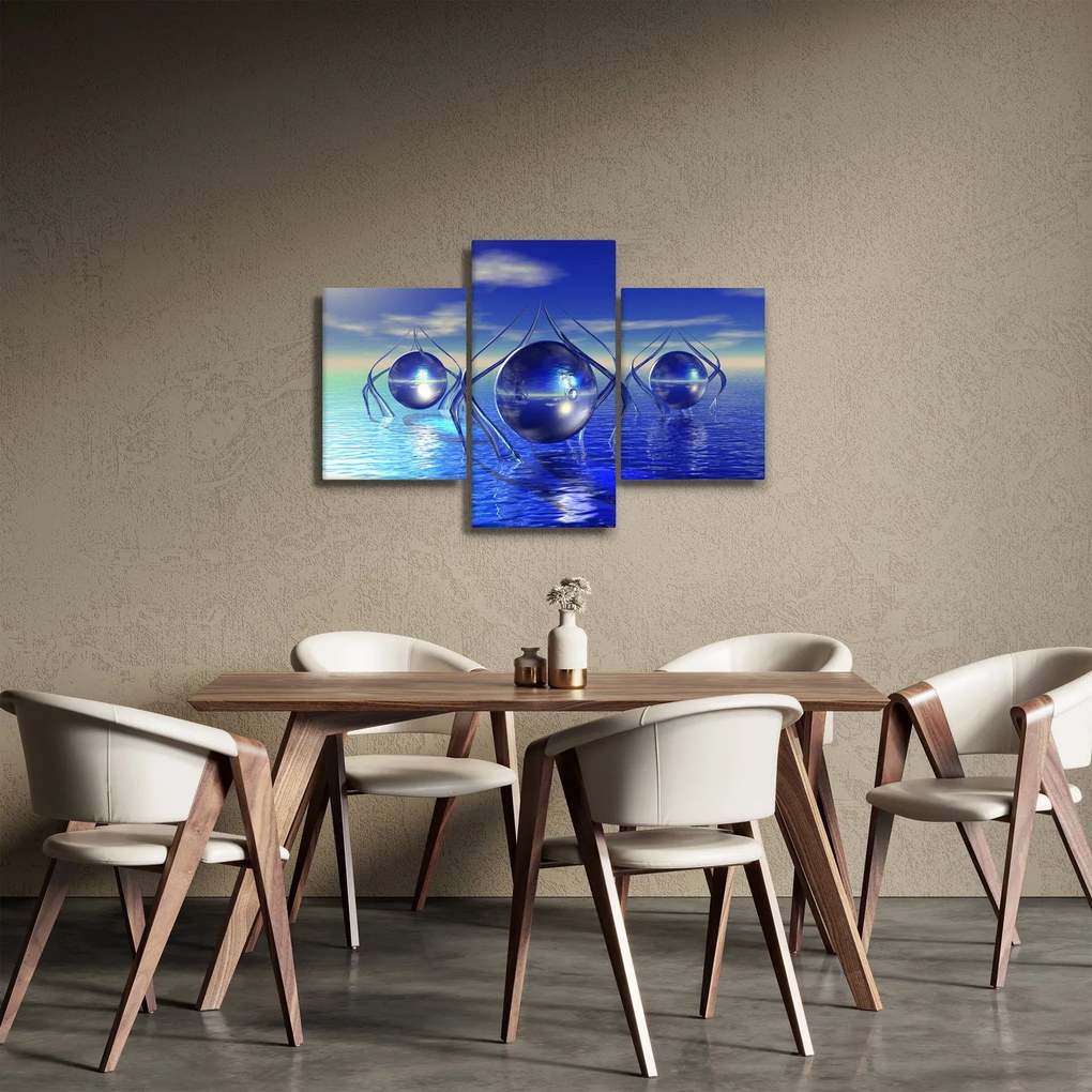 Absztrakció kép - víz (90x60 cm)