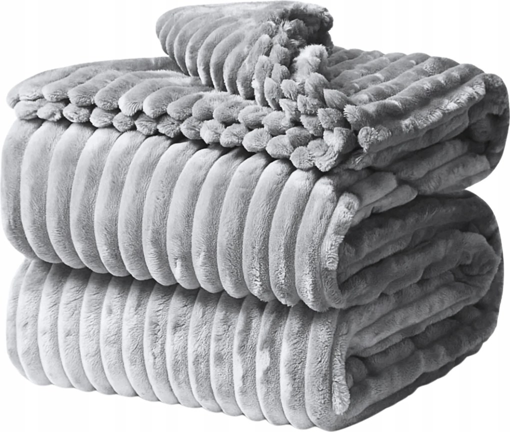 Takaró Pléd Ágytakaró Kanapé Puha Meleg Dombornyomott Takaró 160X200 CM