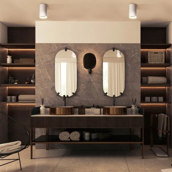 LED RGBW dimmelhető fürdőszobai spotlámpa TURYN 1xGU10/6,5W/230V IP44 fehér