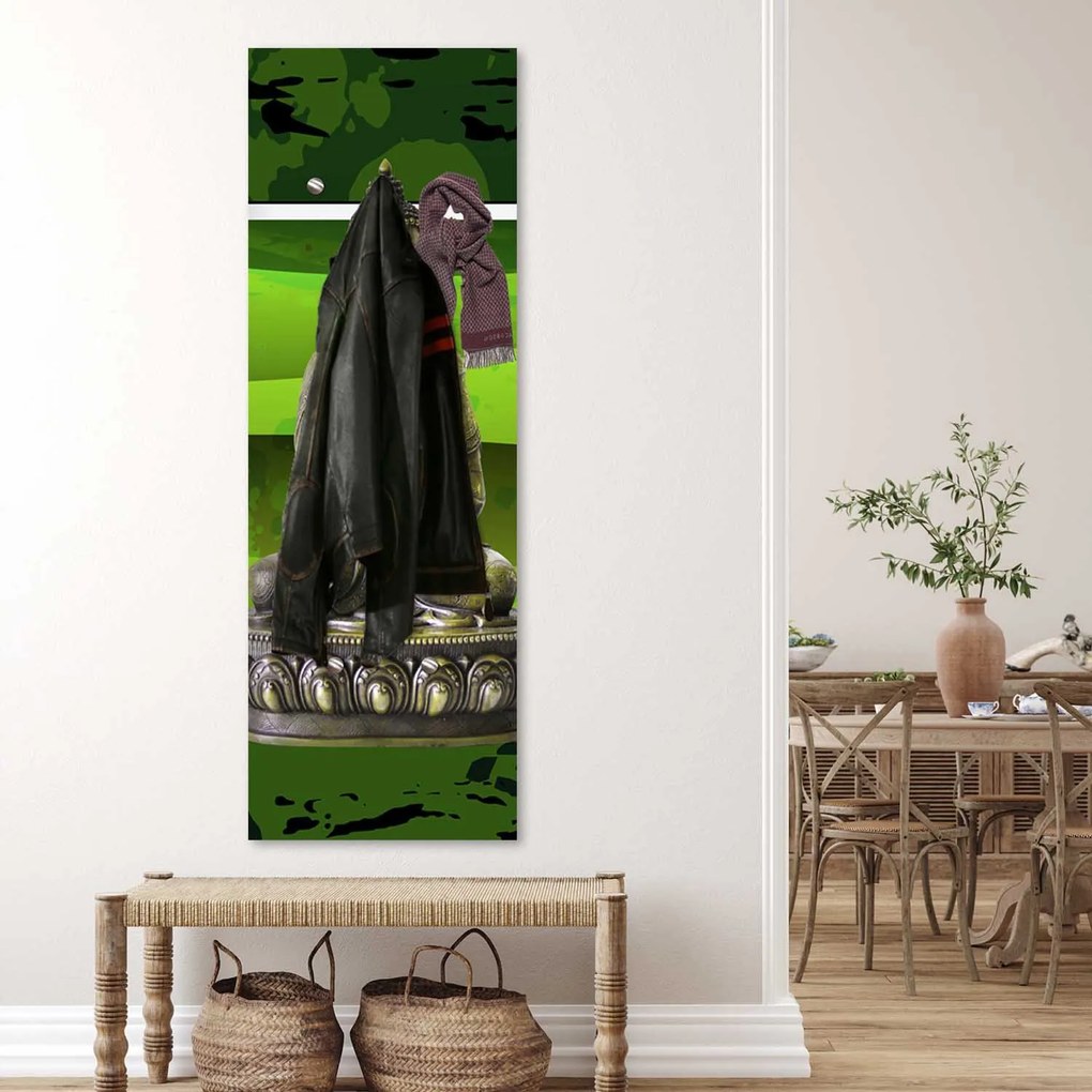 Gario Fali fogas Zöld Buddha Méret: 25 x 70 cm