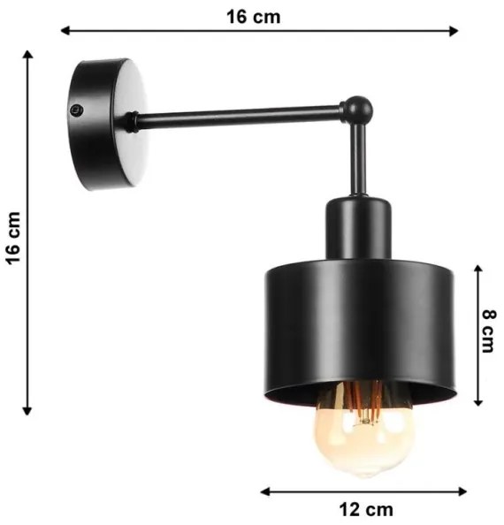Fali lámpa BODO 1xE27/60W/230V