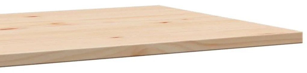 3 db tömör fenyőfa téglalap alakú asztallap 80 x 47 x 1,7 cm
