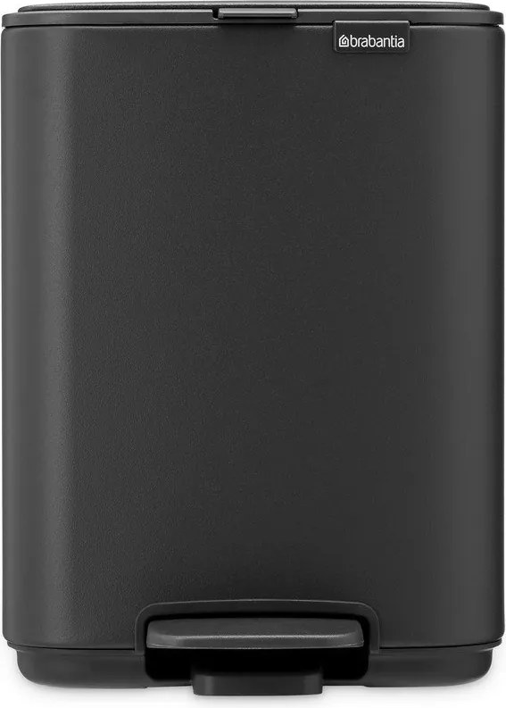 Sötétszürke acél pedálos szemetes 4 l Bo – Brabantia