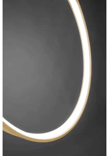 Thoro TH.221 - LED Csillár zsinóron RIO LED/30W/230V CRI95 4000K átm. 55 cm arany