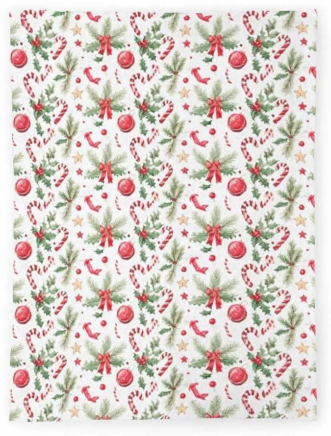 Karácsonyi konyharuha 50x70 cm 100% pamut Christmas Elements