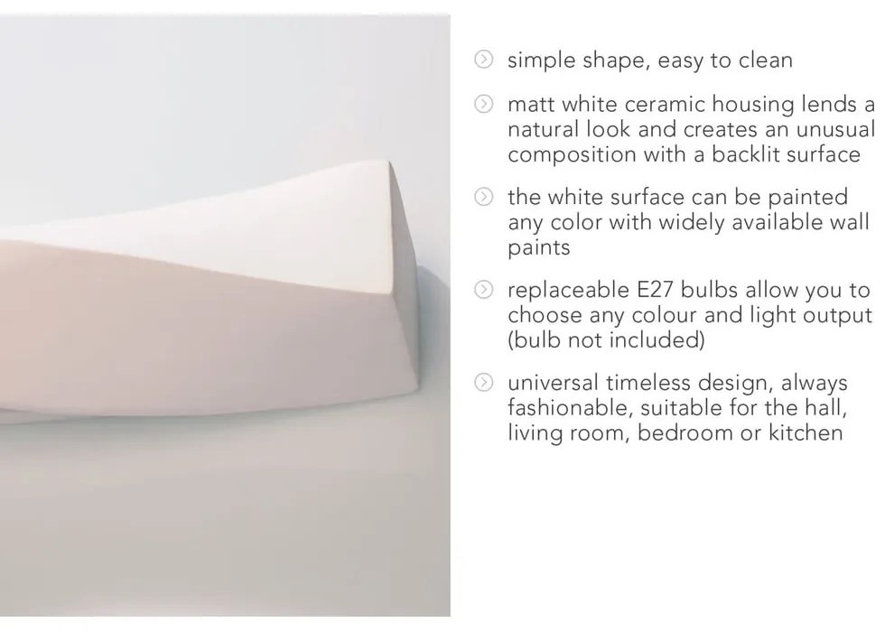 Taurus kerámia falilámpa - Sollux