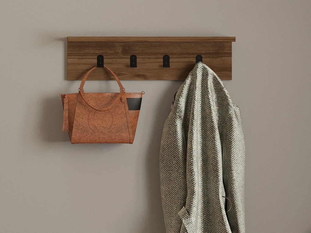 Fali polc Ayla - Walnut