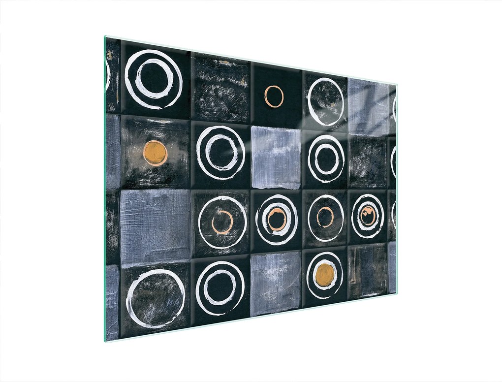 Üveg Vágódeszka 40x30 Mintás Edzett Üveg