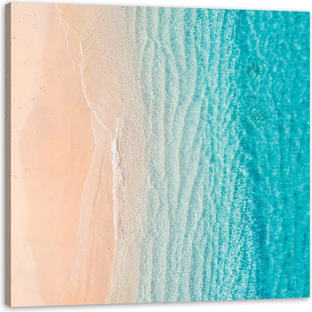 Vászonkép Tengerpart és tenger Víz Hullámok Természet 60X60 cm Ajándéknak is tökéletes