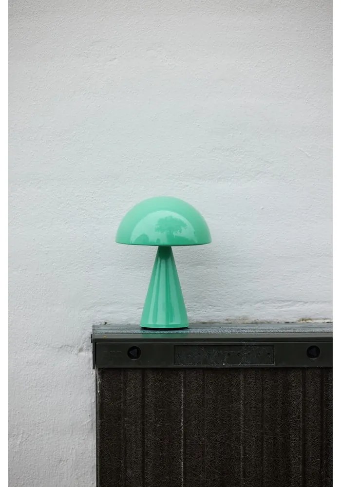 Mentazöld LED dimmelhető asztali lámpa (magasság 20 cm) Mush – Hübsch