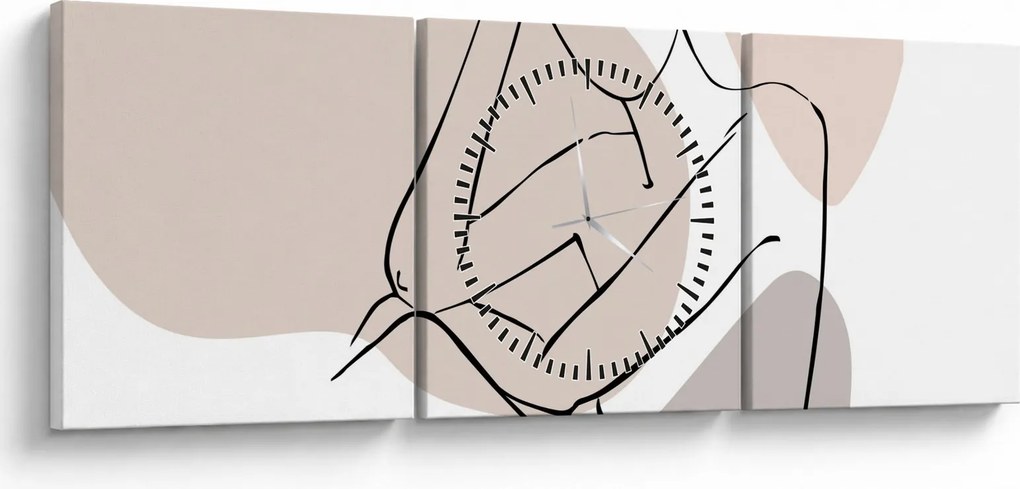 Kép - Női test vonal művészet N⁰1 (órával) (90x30 cm)