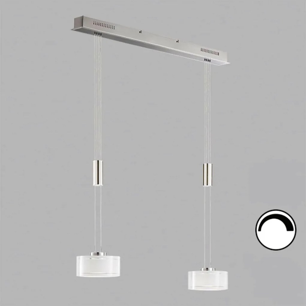 FISCHER & HONSEL 60968 LAVIN Többágú Függesztett Lámpa Nikkel LED IP20