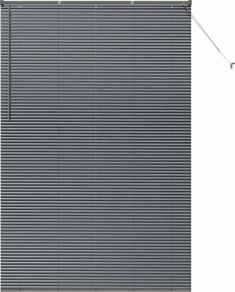 vidaXL Zsalugáter Redőnyök Sötétszürke 220 x 140 cm Alumínium